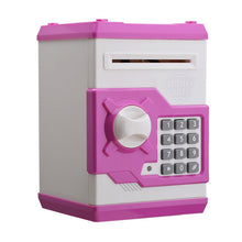 Load image into Gallery viewer, Password Safe Deposit Box Children Automatic Savings ATM Machine Toy, Black Red, White Blue, White Pink, Tyrant Gold, Silver, Red, Blue White, White Red, Rose Red, Panda, Reddish Black, Green, Red&amp;Black