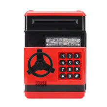 Load image into Gallery viewer, Password Safe Deposit Box Children Automatic Savings ATM Machine Toy, Black Red, White Blue, White Pink, Tyrant Gold, Silver, Red, Blue White, White Red, Rose Red, Panda, Reddish Black, Green, Red&amp;Black