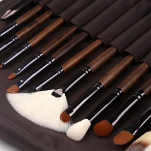 Load image into Gallery viewer, ZOREYA 15 In 1 Black Walnut Makeup Brush Set Full Set of Beauty Tools Nylon Hair Powder Brush Makeup Brush