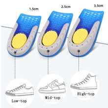 Load image into Gallery viewer, Half-Size Inner Heightening Pads Soft And Comfortable Invisible Shock Absorption Increased Insoles