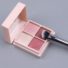 Load image into Gallery viewer, 4 In 1 Black Pebbles Makeup Brush Set Eyeshadow Brush Foundation Brush Portable Makeup Brush,Style:, Bare Brush, Brush + Makeup Brush Bag