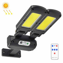 Load image into Gallery viewer, TG-TY097 2-Heads Solar Light Outdoor Human Body Induction Wall Lamp Garden Street LED Light, 200 COB