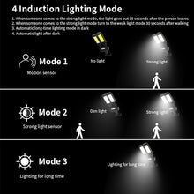 Load image into Gallery viewer, TG-TY097 2-Heads Solar Light Outdoor Human Body Induction Wall Lamp Garden Street LED Light, 200 COB