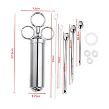 Load image into Gallery viewer, Stainless Steel Seasoning Turkey Syringe Kitchen Seasoning Syringe, 8 in 1, 9 in 1, 10 in 1