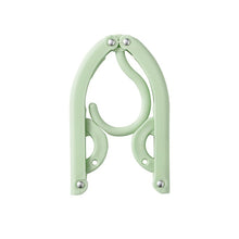 Load image into Gallery viewer, 3pcs Portable Travel Folding Hanger Multi-Function Plastic Drying Rack, 3pcs Pink, 3pcs Green, 3pcs Beige, 3pcs Blue