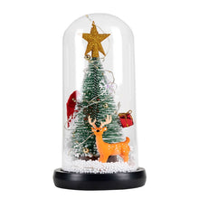 Load image into Gallery viewer, Christmas Cedar Window Display Glass Cover LED Light Ornaments, Star Deer, Furball Deer, Star Santa Claus