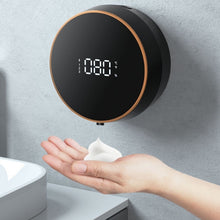 Load image into Gallery viewer, W1 Wall-Mounted Smart Infrared Sensor USB Charging Foam Soap Dispenser, White, Black