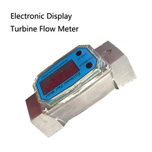 Load image into Gallery viewer, BD-H01 Electronic Display Turbine Flow Meter Metering Diesel Kerosene Methanol Urea Flow Meter Count Flow Meter, 1 Inch, 1.5 Inch