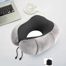Load image into Gallery viewer, Magnetic Memory Foam U-shaped Pillow Suitable for Travel Solid Pillows