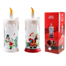 Load image into Gallery viewer, Christmas Decoration Night Light LED Simulation Flame Candle Light, A-Santa Claus, A-Snowman, B-Santa Claus, B-Snowman
