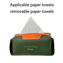 Load image into Gallery viewer, SJM0041 Car PU Paper Tissue Box Hotel Napkin Paper Box Toilet Paper Box