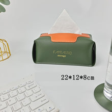 Load image into Gallery viewer, SJM0041 Car PU Paper Tissue Box Hotel Napkin Paper Box Toilet Paper Box