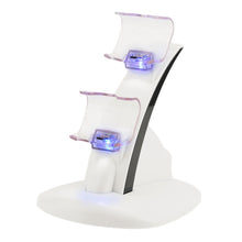 Load image into Gallery viewer, IPLAY LED Micro Dual Controller Holder Charger 2 LED Micro USB Handle Fast Charging Dock Station Stand Charger for PS4 Controller, For Xbox One Controller