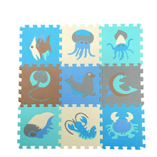 Load image into Gallery viewer, 9pcs / Set Splicing Mobilization EVA Marine Foam Mats Children Educational Toys Puzzle Anti-skid And Anti-fall Crawling Mat