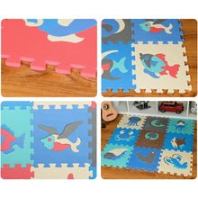 Load image into Gallery viewer, 9pcs / Set Splicing Mobilization EVA Marine Foam Mats Children Educational Toys Puzzle Anti-skid And Anti-fall Crawling Mat