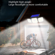 Load image into Gallery viewer, Solar 3-Head Rotatable Wall Lights Human Sense Outdoor Waterproof Garden Street Light, 112 LED, 138 LED, 132 COB