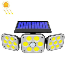 Load image into Gallery viewer, Solar 3-Head Rotatable Wall Lights Human Sense Outdoor Waterproof Garden Street Light, 112 LED, 138 LED, 132 COB