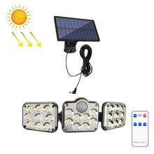 Load image into Gallery viewer, TG-TY075 Solar 3-Head Rotatable Wall Light Body Sensation Outdoor Waterproof Garden Light, Style:, 138 LED Splitable, 108 LED Splitable, 171 COB Splitable, 122 LED Splitable