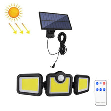 Load image into Gallery viewer, TG-TY075 Solar 3-Head Rotatable Wall Light Body Sensation Outdoor Waterproof Garden Light, Style:, 138 LED Splitable, 108 LED Splitable, 171 COB Splitable, 122 LED Splitable