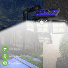 Load image into Gallery viewer, TG-TY085 Solar 4-Head Rotatable Wall Light with Remote Control Body Sensing Outdoor Waterproof Garden Lamp, Style:, 192 LED Integrated, 198 LED Integrated, 192 COB Integrated, 198 COB Integrated, 192 LED Separated, 198 LED Separated, 192 COB Separated ...