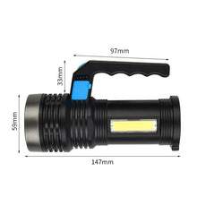 Load image into Gallery viewer, TG-TZ01601 Outdoor Search Lights Household Strong Light Flashlight Rechargeable Portable Lamp