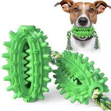 Load image into Gallery viewer, Dog Toy With Rope Prickly Pear Molar Stick Dog Toothbrush, Lake Blue, Green, Yellow