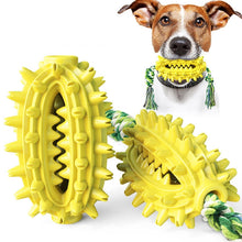 Load image into Gallery viewer, Dog Toy With Rope Prickly Pear Molar Stick Dog Toothbrush, Lake Blue, Green, Yellow