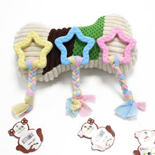 Load image into Gallery viewer, Pet Toys TPR Bite Resistance Dog Supplies Cotton Rope Cloth Toys, Big Circle, Circle, Star, Wallery, Triangular, Sub-shot Ball, Pentagar, Big Round Ring, Lantern, Middle Bones, Big Bones, Small Bones, Sleeve, Cartoon, Stabble Ring, Footprint, Maji Ball...