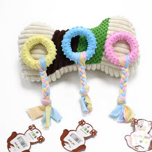 Load image into Gallery viewer, Pet Toys TPR Bite Resistance Dog Supplies Cotton Rope Cloth Toys, Big Circle, Circle, Star, Wallery, Triangular, Sub-shot Ball, Pentagar, Big Round Ring, Lantern, Middle Bones, Big Bones, Small Bones, Sleeve, Cartoon, Stabble Ring, Footprint, Maji Ball...
