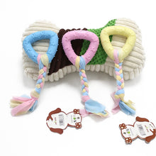 Load image into Gallery viewer, Pet Toys TPR Bite Resistance Dog Supplies Cotton Rope Cloth Toys, Big Circle, Circle, Star, Wallery, Triangular, Sub-shot Ball, Pentagar, Big Round Ring, Lantern, Middle Bones, Big Bones, Small Bones, Sleeve, Cartoon, Stabble Ring, Footprint, Maji Ball...