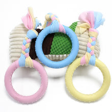 Load image into Gallery viewer, Pet Toys TPR Bite Resistance Dog Supplies Cotton Rope Cloth Toys, Big Circle, Circle, Star, Wallery, Triangular, Sub-shot Ball, Pentagar, Big Round Ring, Lantern, Middle Bones, Big Bones, Small Bones, Sleeve, Cartoon, Stabble Ring, Footprint, Maji Ball...