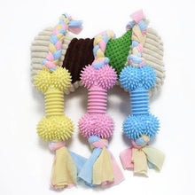 Load image into Gallery viewer, Pet Toys TPR Bite Resistance Dog Supplies Cotton Rope Cloth Toys, Big Circle, Circle, Star, Wallery, Triangular, Sub-shot Ball, Pentagar, Big Round Ring, Lantern, Middle Bones, Big Bones, Small Bones, Sleeve, Cartoon, Stabble Ring, Footprint, Maji Ball...