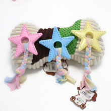 Load image into Gallery viewer, Pet Toys TPR Bite Resistance Dog Supplies Cotton Rope Cloth Toys, Big Circle, Circle, Star, Wallery, Triangular, Sub-shot Ball, Pentagar, Big Round Ring, Lantern, Middle Bones, Big Bones, Small Bones, Sleeve, Cartoon, Stabble Ring, Footprint, Maji Ball...