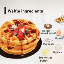 Load image into Gallery viewer, 1000W Waffle Maker Breakfast Bread Maker Sandwich Maker Temperature Adjustable Electric Baking Pan, 1000W Waffle Maker(EU Plug), 1000W Waffle Maker(UK Plug), 1000W Waffle Maker(AU Plug)