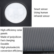 Load image into Gallery viewer, Solar 3-Sides Floodlit Motion Sensing Wall Light Outdoor Garden Corridor Street Light, 118 LED