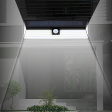 Load image into Gallery viewer, Solar 3-Sides Floodlit Motion Sensing Wall Light Outdoor Garden Corridor Street Light, 118 LED