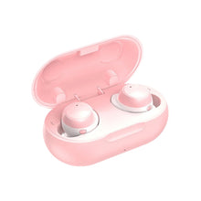 Load image into Gallery viewer, TWS-22 Bluetooth 5.0 In-Ear Sports Waterproof Noise Cancelling Touch Control Mini Headphones, Black, White, Orange, Pink