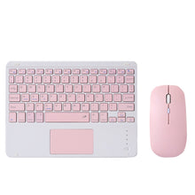 Load image into Gallery viewer, 871 9.7 Inch Portable Wireless Bluetooth Keyboard With Touch Screen IPad + Mouse Set for iPad, Pink + Mouse, Mint Green + Mouse, Green + Mouse, Yellow + Mouse, White + Mouse, Black + Mouse