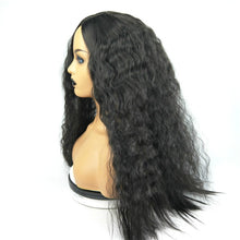 Load image into Gallery viewer, Women Chemical Fiber Middle Split Corn Perm Small Curly Long Wig