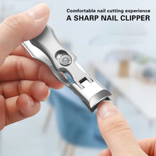 Load image into Gallery viewer, Stainless Steel Large Anti-Fly Splattering Nail Knife Large Opening Nail Cutting, Silver, Black, Colorful