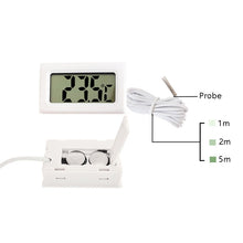 Load image into Gallery viewer, Fish Tank Digital Thermometer Waterproof Probe Electronic Measuring Thermometer, Line Length: 5m (Black), 1m (Black), 1m (White), 2m (Black), 2m (White), 5m (Black), 5m (White)
