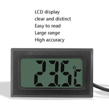 Load image into Gallery viewer, Fish Tank Digital Thermometer Waterproof Probe Electronic Measuring Thermometer, Line Length: 5m (Black), 1m (Black), 1m (White), 2m (Black), 2m (White), 5m (Black), 5m (White)
