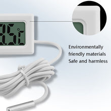 Load image into Gallery viewer, Fish Tank Digital Thermometer Waterproof Probe Electronic Measuring Thermometer, Line Length: 5m (Black), 1m (Black), 1m (White), 2m (Black), 2m (White), 5m (Black), 5m (White)