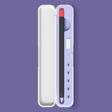 Load image into Gallery viewer, Silicone Stylus Protection Storage Box Box For Apple Pencil 1 / 2 , Specification:, 8mm (Graphite Black), 8mm (Clove Purple), 8mm (Dark Night Green), 8mm (Glacier Blue), 10mm (Graphite Black), 10mm (Clove Purple), 10mm (Dark Night Green)               ...