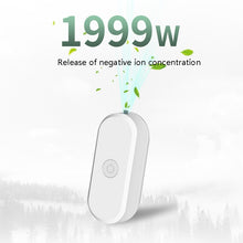 Load image into Gallery viewer, EP206 Hanging Neck Negative Ion Necklace Air Purifier, Black, White