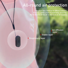 Load image into Gallery viewer, EP206 Hanging Neck Negative Ion Necklace Air Purifier, Black, White