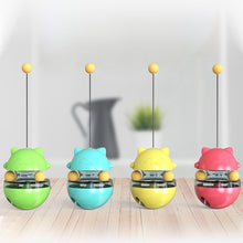 Load image into Gallery viewer, Cat Turntable Toy Leaking Food Ball Funny Cat Stick Tumbler Pet Toy, Blue, Green, Yellow, Pink