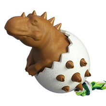 Load image into Gallery viewer, Dinosaur Egg Dog Molar Stick Resistant To Biting Dog Toothbrush Pet Supplies, Brown, Lake Blue, Orange, Green, Yellow