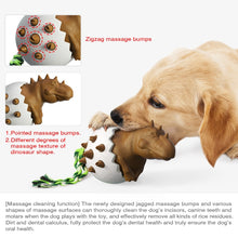 Load image into Gallery viewer, Dinosaur Egg Dog Molar Stick Resistant To Biting Dog Toothbrush Pet Supplies, Brown, Lake Blue, Orange, Green, Yellow