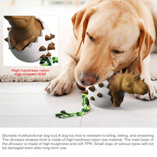 Load image into Gallery viewer, Dinosaur Egg Dog Molar Stick Resistant To Biting Dog Toothbrush Pet Supplies, Brown, Lake Blue, Orange, Green, Yellow
